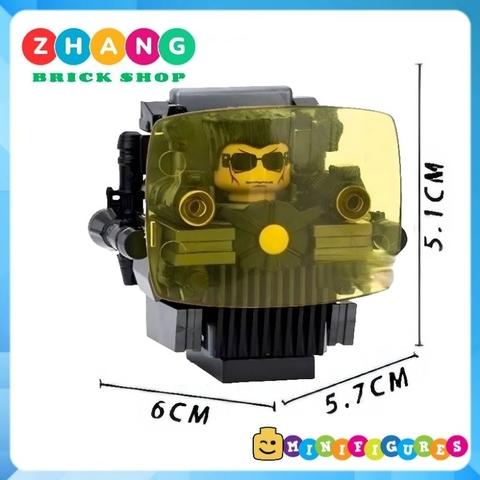 Đồ chơi xếp hình Skibidi Toilet Gman 4.0 Zhang Brick Shop Minifigures KDL828 K2199