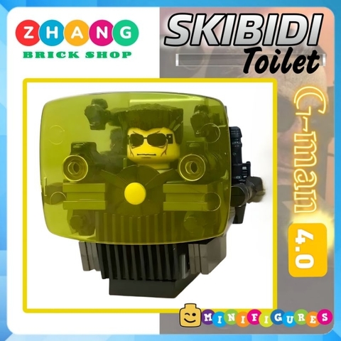 Đồ chơi xếp hình Skibidi Toilet Gman 4.0 Zhang Brick Shop Minifigures KDL828 K2199