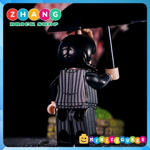 Đồ chơi xếp hình Wednesday phim kinh dị Zhang Brick Shop Minifigures WM2574 WM2575