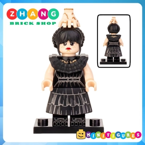 Đồ chơi xếp hình Wednesday phim kinh dị Zhang Brick Shop Minifigures WM2574 WM2575