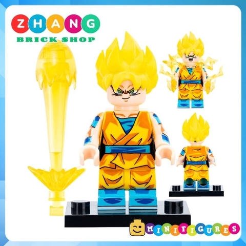 Đồ chơi xếp hình Dragon Ball Son Goku Vegeta Majin Buu Piccolo Pagi Roshi Zhang Brick Shop Minifigures WM6183