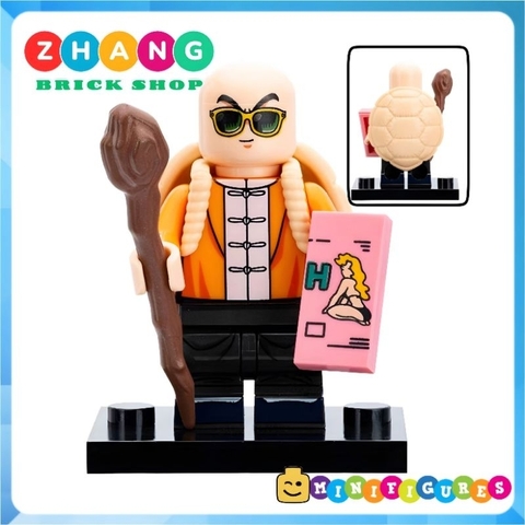 Đồ chơi xếp hình Dragon Ball Son Goku Vegeta Majin Buu Piccolo Pagi Roshi Zhang Brick Shop Minifigures WM6183
