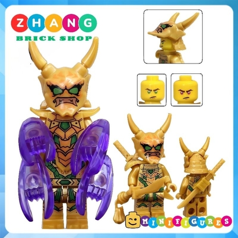 Đồ chơi xếp hình Ninjago mặt quỷ Oni Lloyd Oni Garmadon Zhang Brick Shop Minifigures