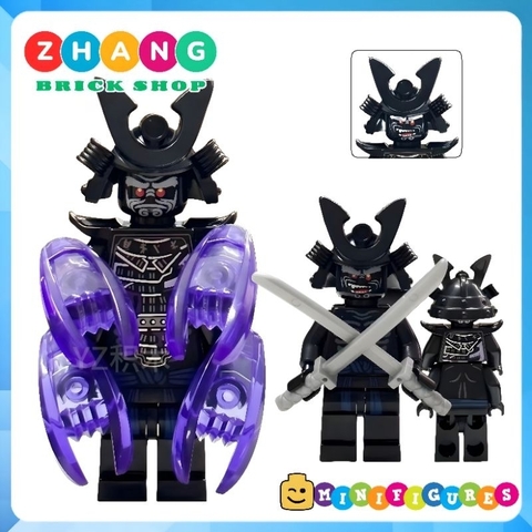 Đồ chơi xếp hình Ninjago mặt quỷ Oni Lloyd Oni Garmadon Zhang Brick Shop Minifigures