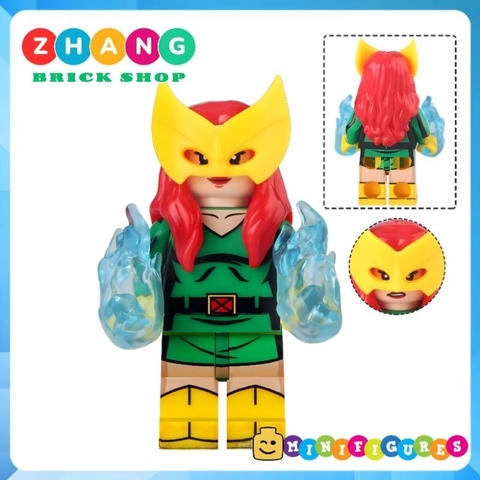 Đồ chơi xếp hình Xmen dị nhân Cable Jean Gray Storm Sunspot Wolverine Bastion Gladiator Morph Minifigures G0170