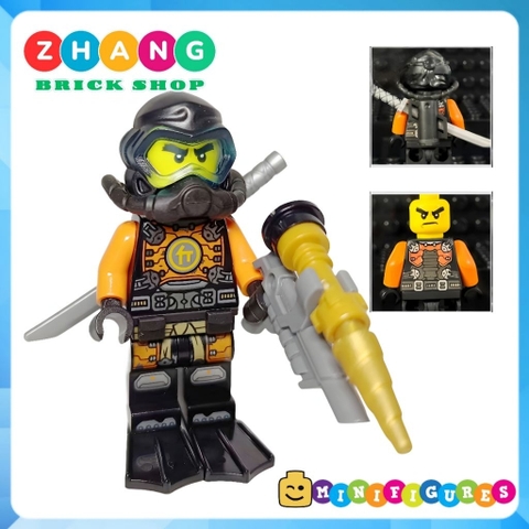 Đồ chơi lắp ráp Ninjago Season 14 Seabound Kai Cole Jay Zane Lloyd Nya Scuba đồ lặn Minifigures Zhang Brick Shop
