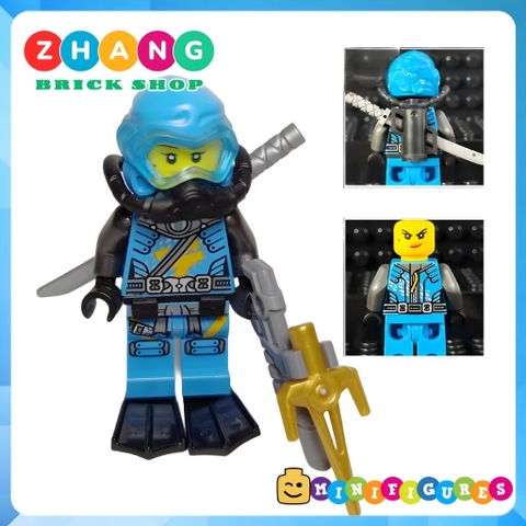 Đồ chơi lắp ráp Ninjago Season 14 Seabound Kai Cole Jay Zane Lloyd Nya Scuba đồ lặn Minifigures Zhang Brick Shop