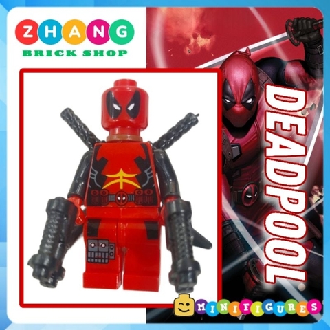 Đồ chơi xếp hình Deadpool siêu anh hùng Marvel trong dị nhân X-men Minifigures Jinrun