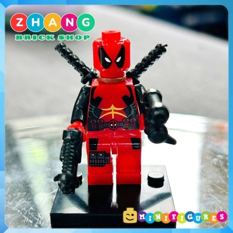 Đồ chơi xếp hình Deadpool siêu anh hùng Marvel trong dị nhân X-men Minifigures Jinrun