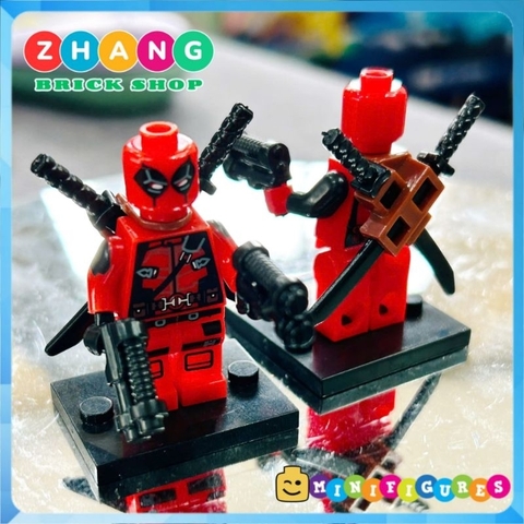 Đồ chơi xếp hình Deadpool siêu anh hùng Marvel và Dị nhân X-men Jinrun