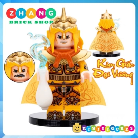 Đồ chơi xếp hình Tây Du Ký Tôn ngộ không Bạch long vương kim ngân giác đại vương tể tướng rùa Minifigures Bekool 3031C