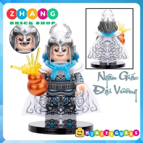 Đồ chơi xếp hình Tây Du Ký Tôn ngộ không Bạch long vương kim ngân giác đại vương tể tướng rùa Minifigures Bekool 3031C