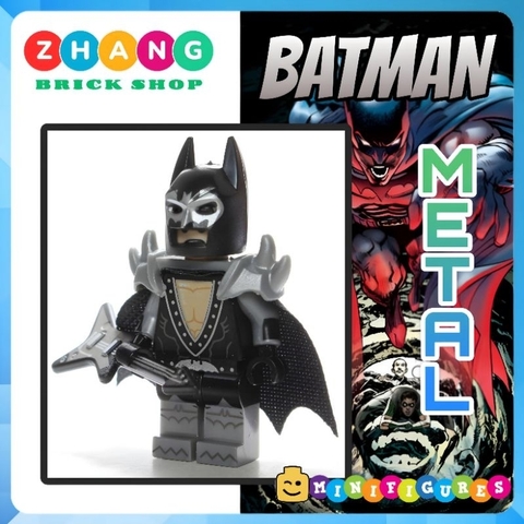 Đồ chơi xếp hình người dơi Glam Metal Batman Minifigures POGO PG111 PG8033