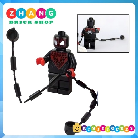 Đồ chơi xếp hình người nhện Spider man Venom Carnage Miles Morales Superior Iron Spider Minifigures SY127
