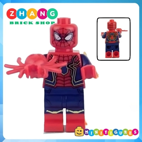 Đồ chơi xếp hình người nhện Spider man Venom Carnage Miles Morales Superior Iron Spider Minifigures SY127