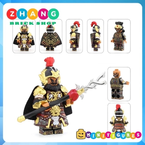 Đồ chơi xếp hình Trương Phi ngũ hổ tướng trong Tam Quốc Diễn Nghĩa Three Kingdom Minifigures