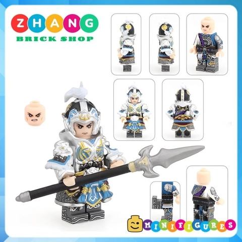 Đồ chơi xếp hình Triệu Vân Triệu Tử Long ngũ hổ tướng trong Tam Quốc Diễn Nghĩa Three Kingdom Minifigures