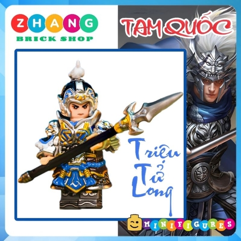 Đồ chơi xếp hình Triệu Vân Triệu Tử Long ngũ hổ tướng trong Tam Quốc Diễn Nghĩa Three Kingdom Minifigures