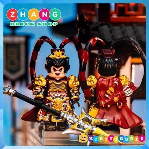 Đồ chơi xếp hình Lữ Bố chiến thần trong Tam Quốc Diễn Nghĩa Three Kingdom Minifigures