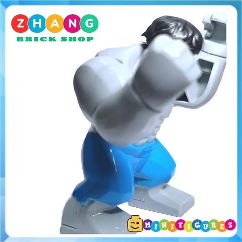 Đồ chơi Xếp hình Người khổng lồ xanh xám phi thường Hulk grey trong marvel Avengers Minifigures EG18004