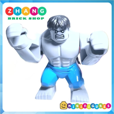 Đồ chơi Xếp hình Người khổng lồ xanh xám phi thường Hulk grey trong marvel Avengers Minifigures EG18004