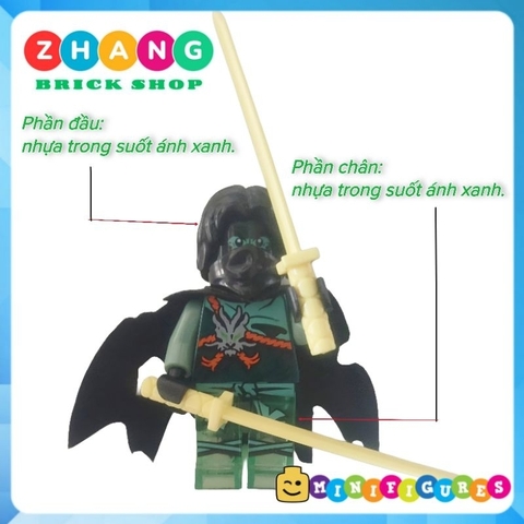 Đồ chơi xếp hình Ninjago spinjitsu bậc thầy nguyên tố gió Rise of Morro Minifigures