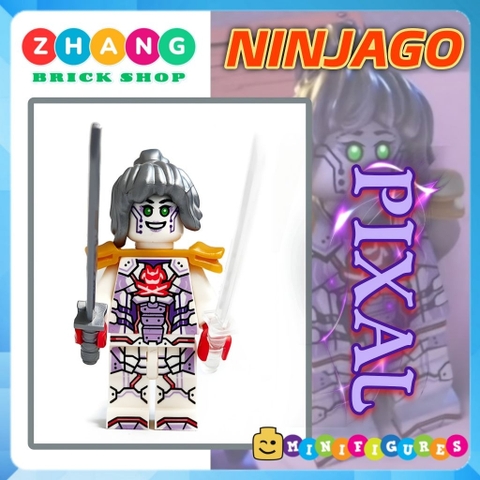 Đồ chơi lắp ráp Ninjago Dragons Rising Season 3 Pixal Nindroid Army Minifigures Zhang Brick Shop