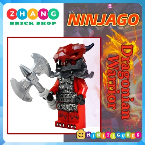 Đồ chơi lắp ráp Ninjago Dragons Rising season 3 Dragonian Warrior Minifigures Zhang Brick Shop