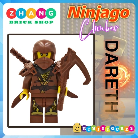 Đồ chơi lắp ráp Ninjago Climber Dragons Rising Dareth Những con rồng trỗi dậy Minifigures Zhang Brick Shop