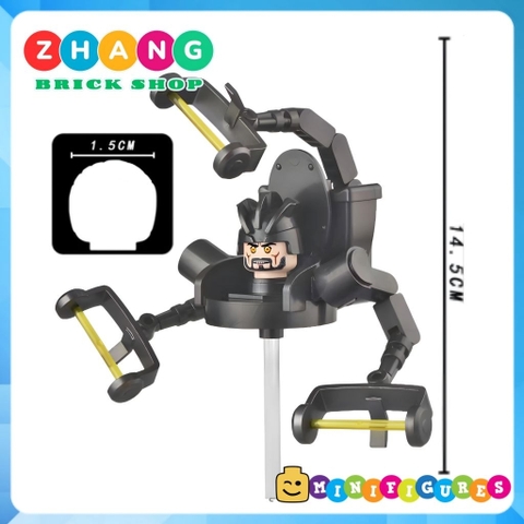 Đồ chơi lắp ráp Skibidi Toilet Detainer Astro Toilet 2.0 Minifigures K2184 KDL825 [Zhang Brick Shop]