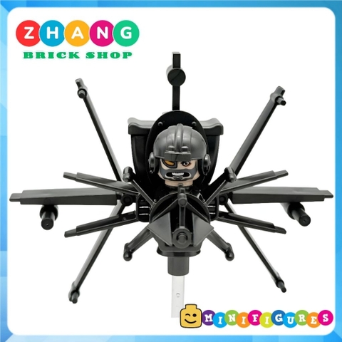 Đồ chơi lắp ráp Skibidi Toilet Interceptor Astro Toilet man Minifigures KDL833 K2221 [Zhang Brick Shop]