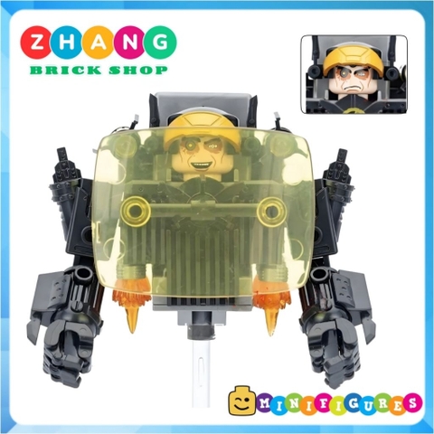 Đồ chơi lắp ráp Skibidi Toilet Gman 5.0 Minifigures KDL838 K2251 [Zhang Brick Shop]