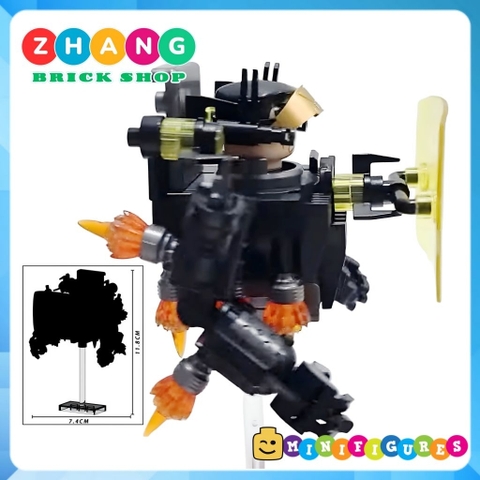 Đồ chơi lắp ráp Skibidi Toilet Gman 5.0 Minifigures KDL838 K2251 [Zhang Brick Shop]