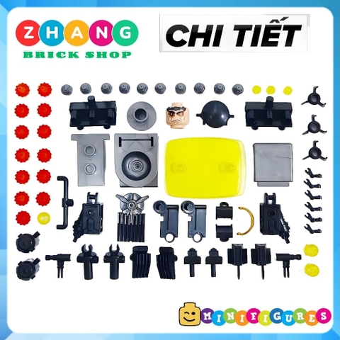 Đồ chơi lắp ráp Skibidi Toilet Gman 5.0 Minifigures KDL838 K2251 [Zhang Brick Shop]