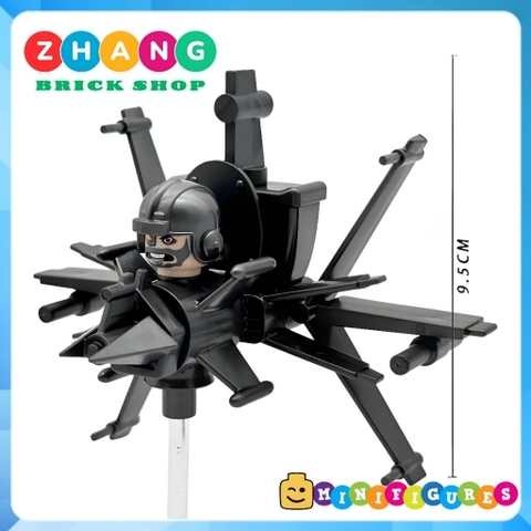 Đồ chơi lắp ráp Skibidi Toilet Interceptor Astro Toilet man Minifigures KDL833 K2221 [Zhang Brick Shop]