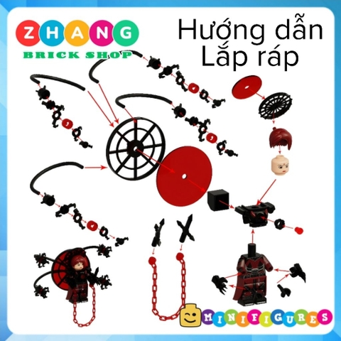 Đồ chơi lắp ráp Skibidi Toilet Duchess Astro Toilet Minifigures KDL838 K2247 [Zhang Brick Shop]