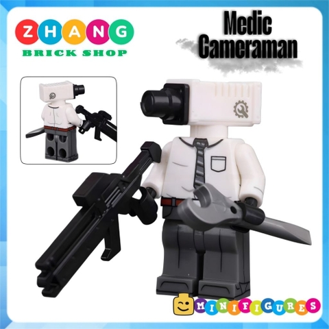 Đồ chơi lắp ráp Skibidi Toilet Samurai Cameraman Minifigures KDL838 [Zhang Brick Shop]