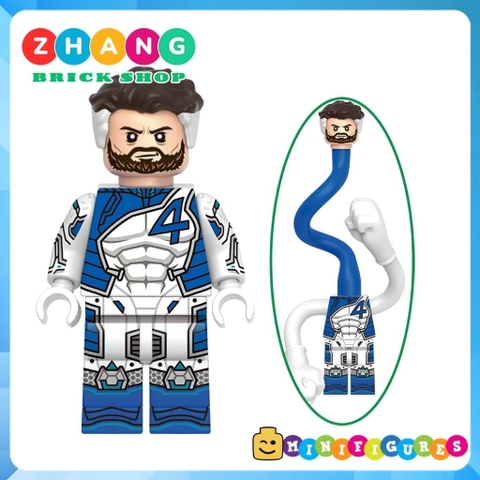 Đồ chơi lắp ráp Fantastic 4 Thing Human Torch Invisible Womans Minifigures G0146 [Zhang Brick Shop]