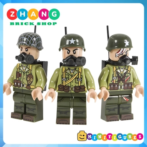 Đồ chơi lắp ráp Chiến tranh Triều Tiên 1950 Korean War Bộ binh Mỹ Minifigures 71020 [Zhang Brick Shop]