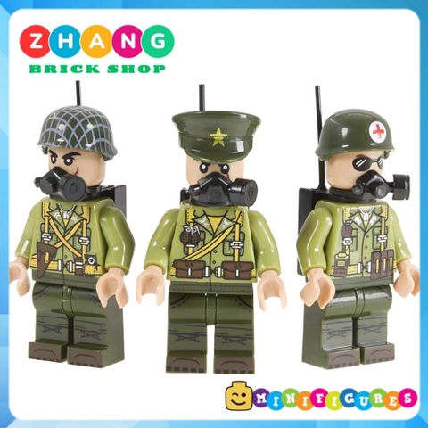 Đồ chơi lắp ráp Chiến tranh Triều Tiên 1950 Korean War Bộ binh Mỹ Minifigures 71020 [Zhang Brick Shop]