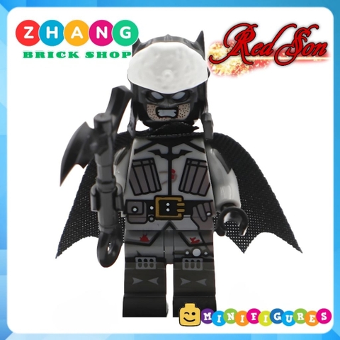 Đồ chơi lắp ráp người dơi batman Red son Knight mare Minifigures WM477 WM478 [Zhang Brick Shop]