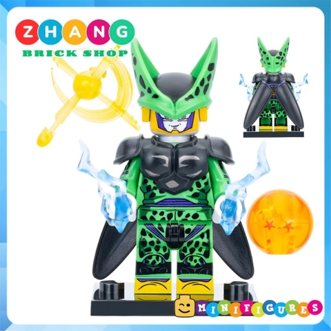 Đồ chơi lắp ráp Dragon Ball Majin Buu Perfect Cell Son Gohan Gotenks Vegetto Trunks Vegeta Son Goku Minifigures WM6182