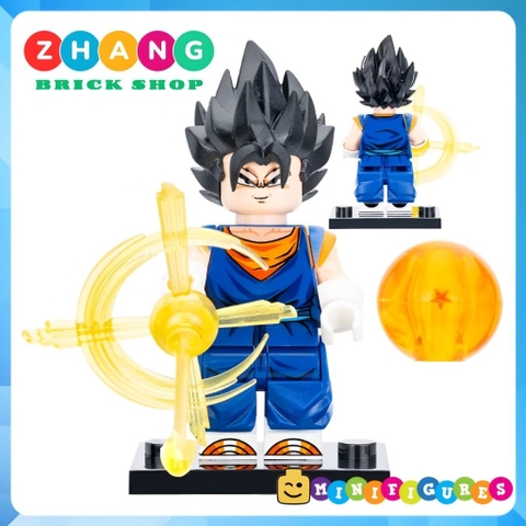 Đồ chơi lắp ráp Dragon Ball Majin Buu Perfect Cell Son Gohan Gotenks Vegetto Trunks Vegeta Son Goku Minifigures WM6182