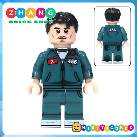 Đồ chơi lắp ráp Trò chơi con mực Squid game Seong Gi Hun Lee Myung gi Minifigures KDL842 Zhang Brick Shop