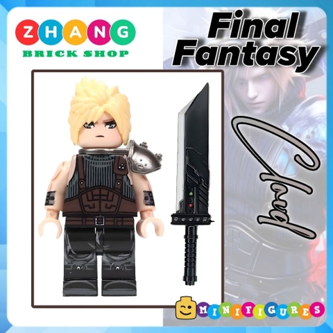 Đồ chơi lắp ráp Cloud trong Final Fantasy VII Minifigures DT8903 DT008 Zhang Brick Shop