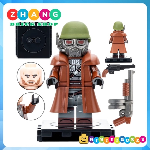 Đồ chơi lắp ráp chiến binh hậu tận thế Fallout thế chiến Minifigures MY711 714 Zhang Brick Shop
