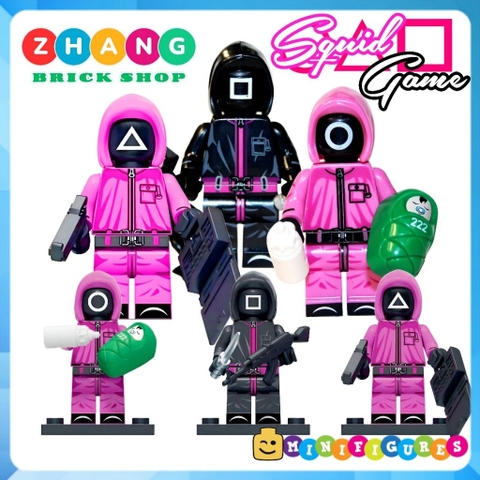 Đồ chơi lắp ráp Trò chơi con mực Squid Game Minifigures RT8007 Zhang Brick Shop