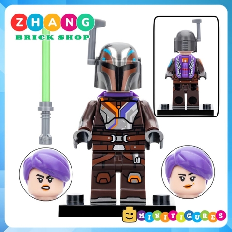 Đồ chơi lắp ráp Star Wars Arf Leia Huyang Sabine Wren Luke Skywalker Marrok Ahsoka Tano Rebel Minifigures KDL843