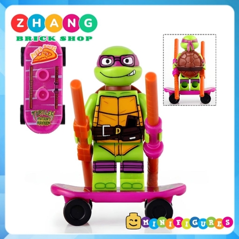 Đồ chơi lắp ráp Ninja rùa Mutant Ninja Turtles Donztello - Leonardo - Raphael - Michel Angelo Minifigures KDL817