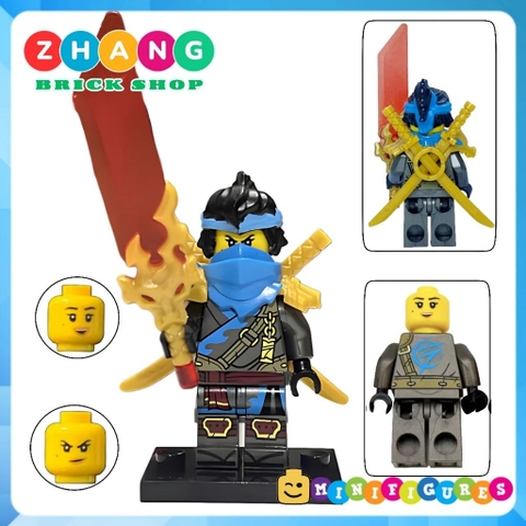 Đồ chơi lắp giáp ninjago Dragons Rising 4 Kai Cole Lloyd Nya Zane Wu Sora Arin Minifigures Zhang Brick Shop